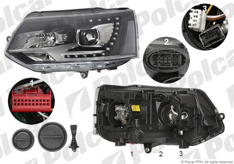 Фара основная Polcar 9569092E