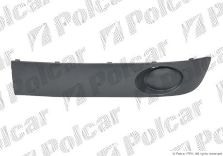 Решетка бампера левая Polcar 956927-5