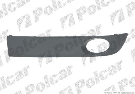 Решетка бампера левая Polcar 956927-7