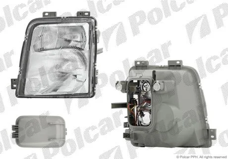 Фара основна ліва H1, H4 Polcar 9571094E