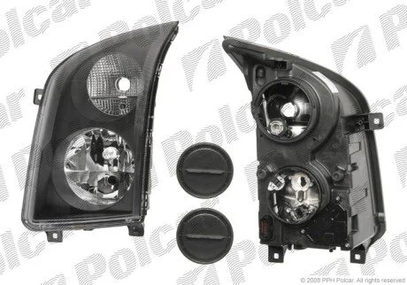 Фара основна ліва H7, PY21W, W5W Polcar 9572090E