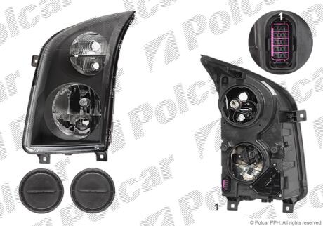 Фара основная Polcar 9572104H