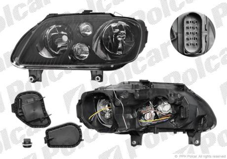 Фара основная Polcar 9578104E