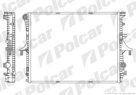 Радіатори охолодження Polcar 958008-3 (фото 1)