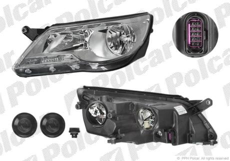 Фара основная Polcar 958509-H