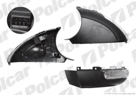 Бічний покажчик повороту у дзеркалі Polcar 9585196X