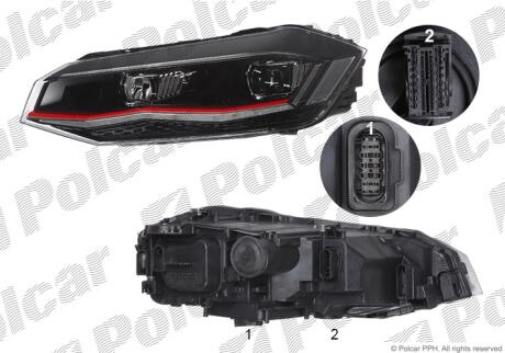 Фара основная Polcar 95B1092V