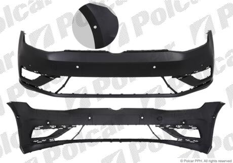 Бампер передній Polcar 95C20760