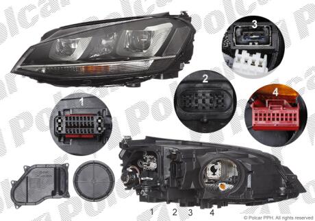 Фара основная Polcar 95C2102V