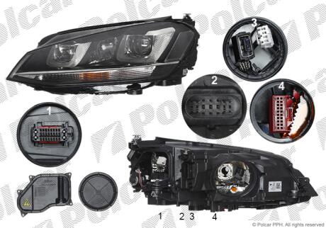 Фара основная Polcar 95C2103V