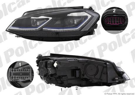 Фара основная Polcar 95C210BH