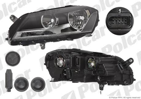 Фара основная Polcar 95D1090E