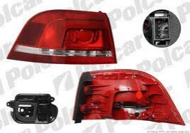 Фонарь задний справа наружный Polcar 95D1882X