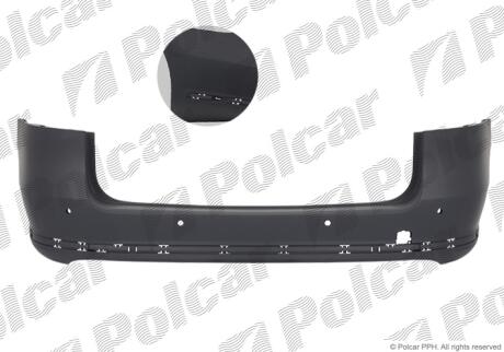 Бампер задній Polcar 95D19625UB