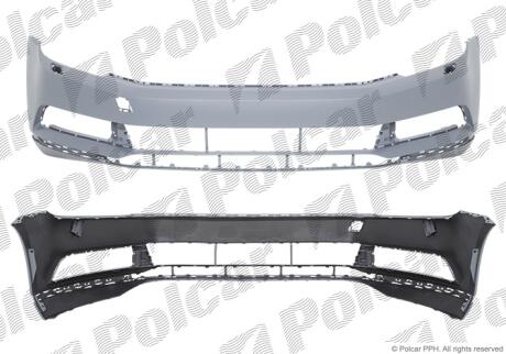 Бампер передній Polcar 95D30722J