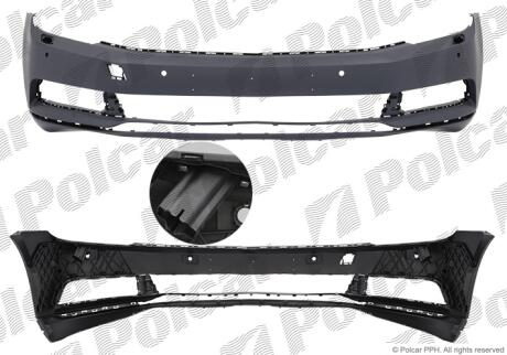 Бампер передній Polcar 95D30730