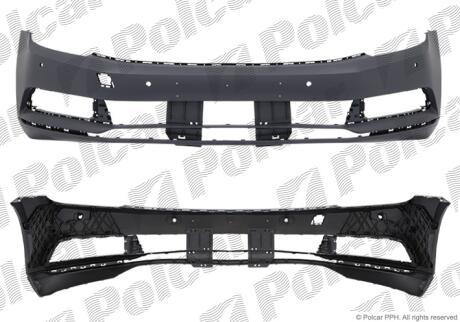 Бампер передний Polcar 95D307
