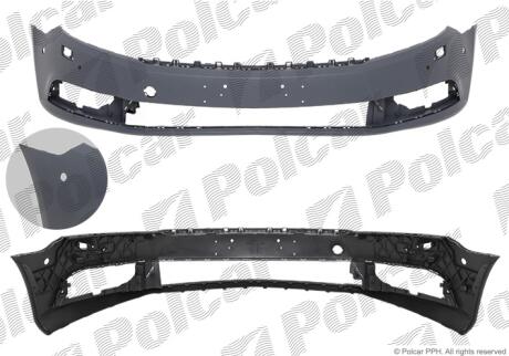 Бампер передній Polcar 95G107-1