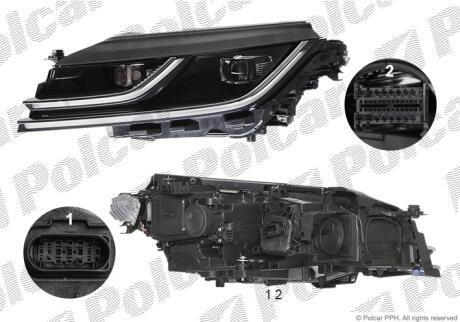 Фара основная левая LED Polcar 95G209-V