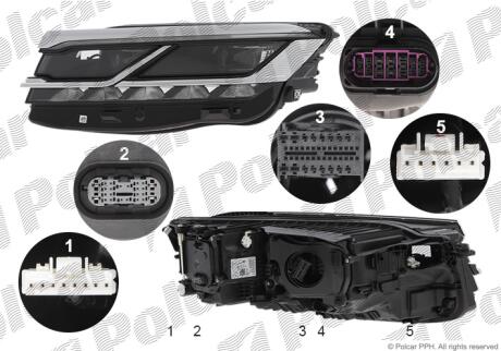 Фара основна Polcar 95K2091H