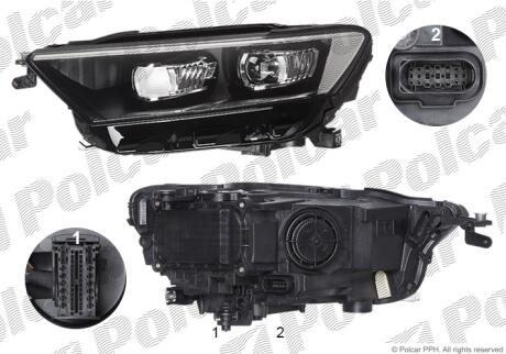 Фара основная Polcar 95L3091V