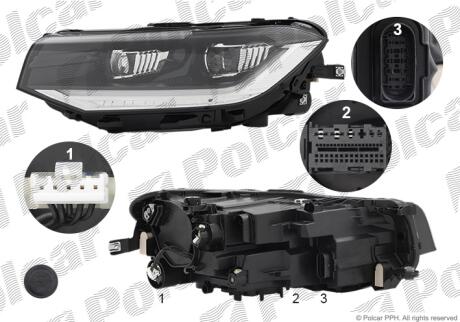 Фара основная Polcar 95L409-V