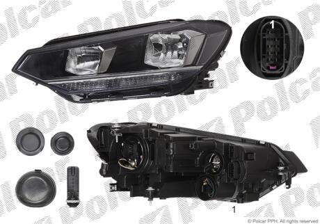 Фара основная Polcar 95M110-E