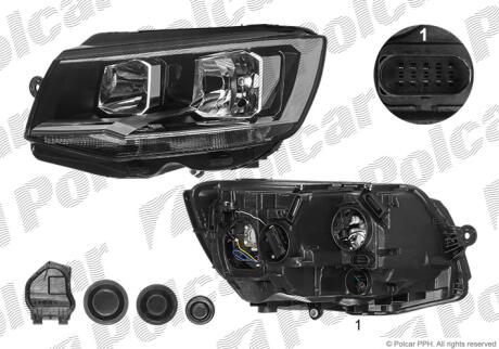 Фара основная Polcar 95N1092E