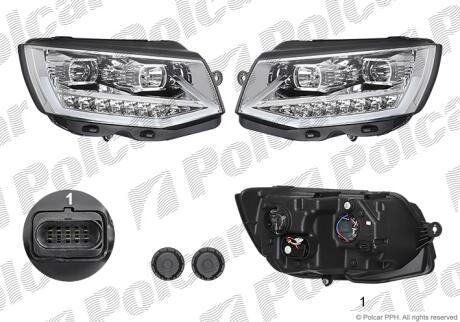 Фара основная Polcar 95N109AE