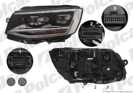 Фара основная Polcar 95N110-V