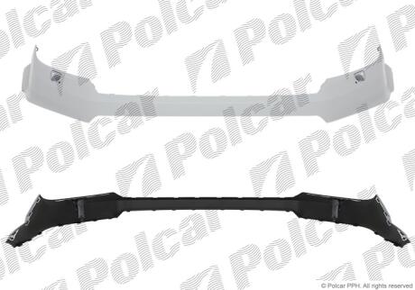 Бампер передній Polcar 95N207-1