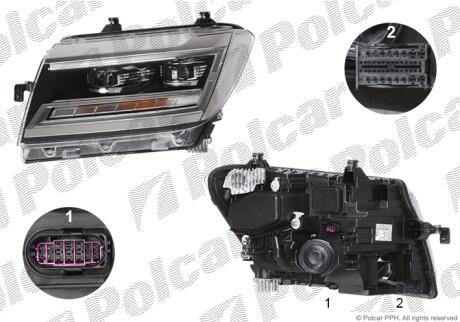 Фара основная Polcar 95N2091H