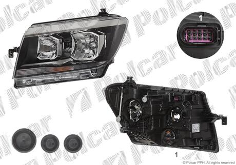 Фара основная Polcar 95N2100E