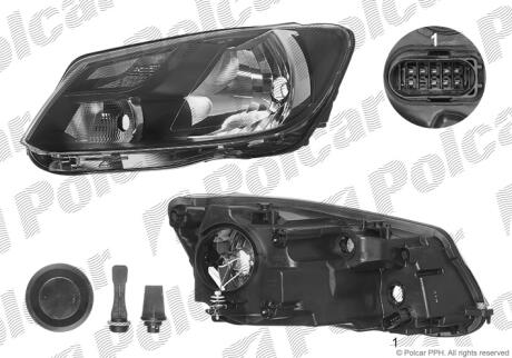 Фара основная Polcar 95U1091E