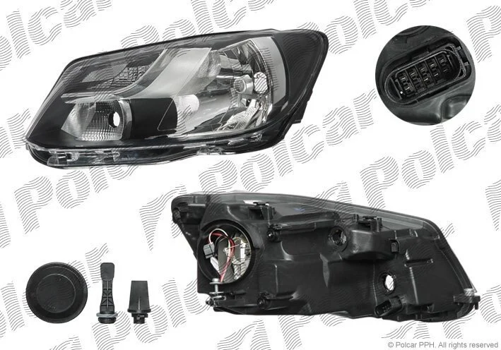 Фара основная левая H4, P21W, PY21W Polcar 95U109-E (фото 1)