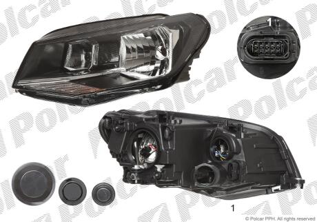 Фара основная Polcar 95U2090E