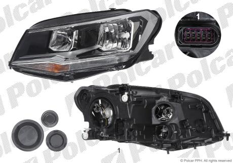 Фара основна Polcar 95U2101E
