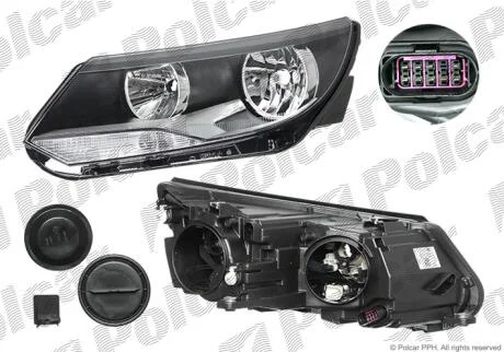 Фара основна Polcar 95X109-E