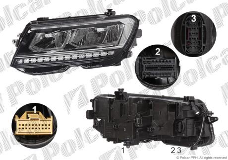 Фара основная Polcar 95X2091U