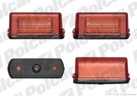 Фара номерного знака Polcar 9900957E