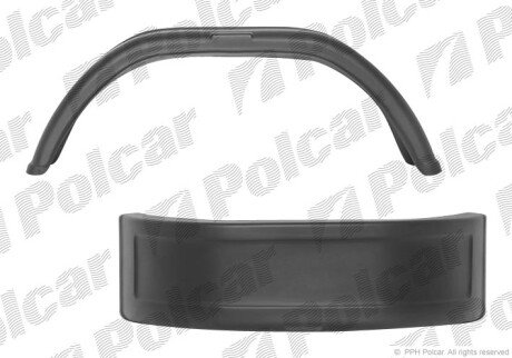 Крыло заднее левый=правый Polcar 99BLUN-6