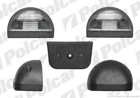 Фара номерного знака Polcar 99OT010E