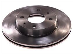 Гальмівний диск двосторонній на передній міст вентильований 4 промаслений Polcar BG2565