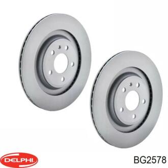 Гальмівний диск двосторонній на передній міст повний (невентильований) 4 Polcar BG2578