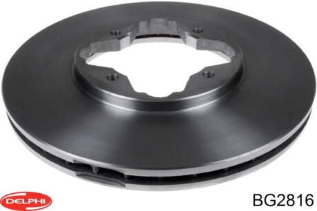 Гальмівний диск двосторонній на передній міст вентильований 4 промаслений Polcar BG2816