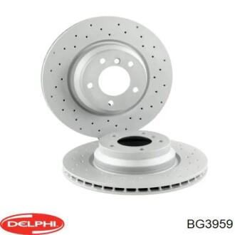 Гальмівний диск двосторонній на передній міст вентильований 5 промаслений Polcar BG3959