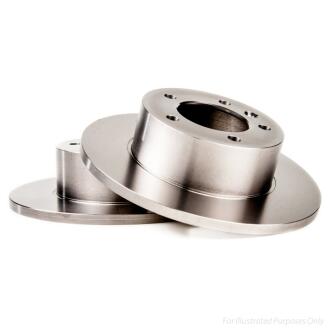 Гальмівний диск двосторонній на задній міст повний(невентильований) 5 промаслений Polcar BG3960