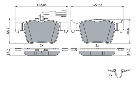 Тормозные колодки Polcar BS0986424848