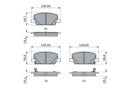 Тормозные колодки Polcar BS0986424896
