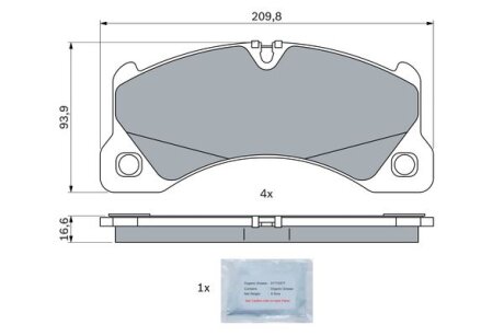 Тормозные колодки Polcar BS0986424970